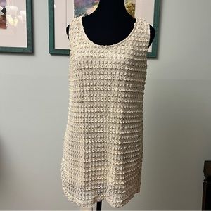 Knit Shell Tank Roz & Ali 2x Has Lining